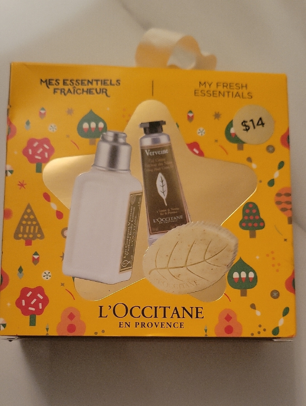 L'OCCITANE Yellow Holiday Hand Cream & Soap Set